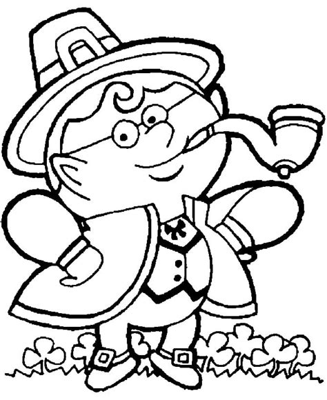 leprechaun  coloring page  printable coloring pages  kids