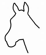 Horse Outline Easy Clipartbest sketch template
