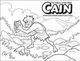 Coloring Cain Bible Pages Abel Villains Heroes Sellfy sketch template