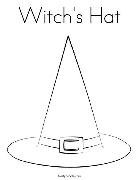 witchs hat coloring page witch hat halloween coloring book witch