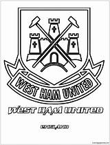 Ham West Pages United Coloring Online Color Coloringpagesonly sketch template