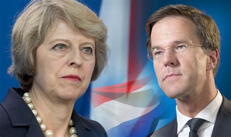 brexit dutch prime minister mark rutte vows   good economic ties  uk politics