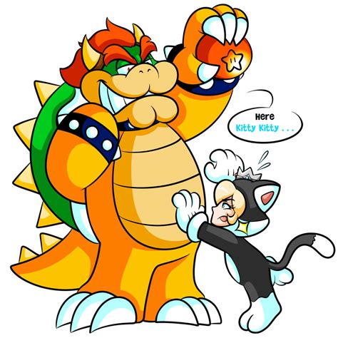Commission Bowser And Cat Rosalina By