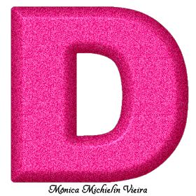 alphabets  monica michielin alfabeto glitter rosa png outubrorosa