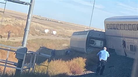 dead   injured  amtrak train derailment good morning america