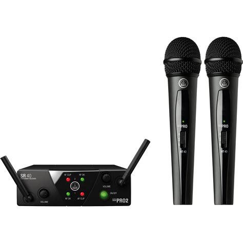 akg wms mini dual vocal set wireless microphone  bh