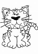 Coloring Cat Sitting Pages Colouring Handout Below Please Print Click Choose Board sketch template