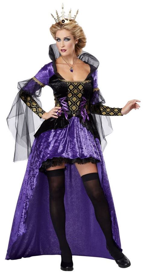 Women S Purple Wicked Queen Costume Candy Apple Costumes Villain