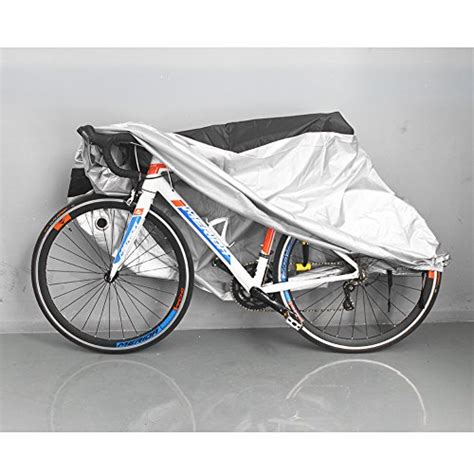 puroma bike cover outdoor waterproof bicycle covers rain sun uv dust wind proof  lock hole