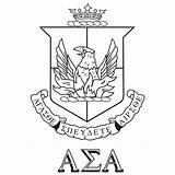 Sigma Alpha Svg Crest Logo Sorority Pdf Rho sketch template