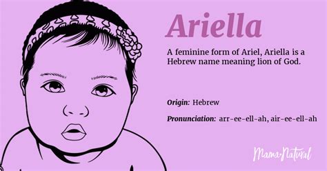 ariella name meaning origin popularity girl names like ariella