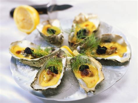 baked oysters recipe eatsmarter