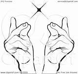 Fingers Snapping Hands Clipart Illustration Vector Royalty Lal Perera Regarding Notes sketch template