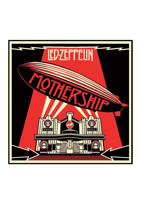 mothership led zeppelin led zeppelin mothership album cover sticker