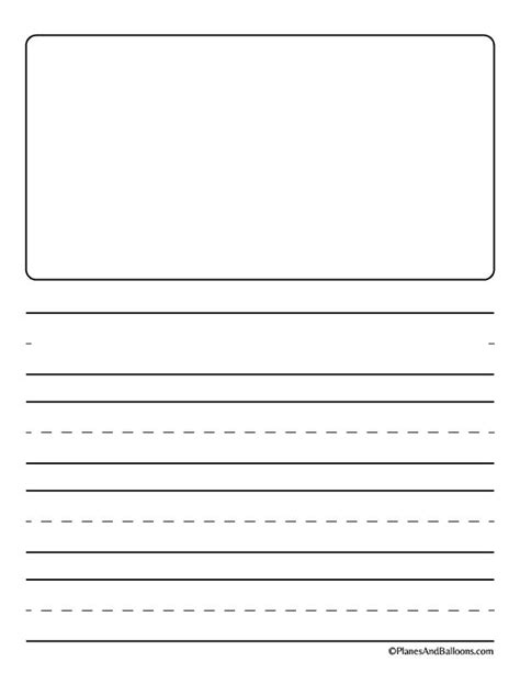 fun  printable handwriting paper  preschool  kindergarten