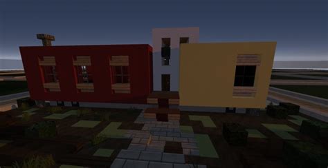 modern mobile home  minecraft project