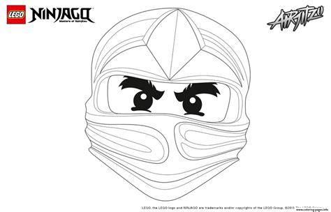 ninjago lego cole coloring page printable