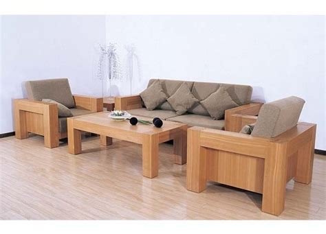 wooden sofa set  center table  rs piece wooden sofa set