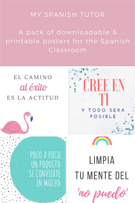 spanish classroom display motivational posters spanish