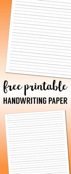 printable handwriting paper   ages black  white colored