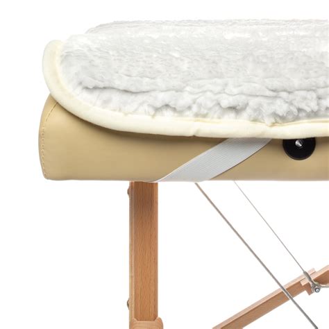 fleece salon spa massage table pad and face cradle bed