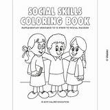 Skills Social Coloring Book sketch template