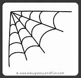 Cobweb Spiderweb Easypeasyandfun sketch template