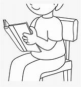 Sitting Chair Clipart Boy Child Coloring Kindpng Pngkit sketch template