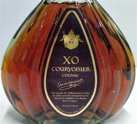 lot  xo courvoisier cognac france ml