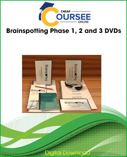brainspotting phase 1 2 and 3 dvds coursee online ebooks and courses