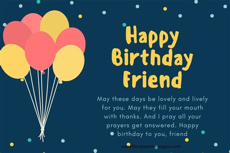 birthday wishes  friend male happy birthday guy love text messages