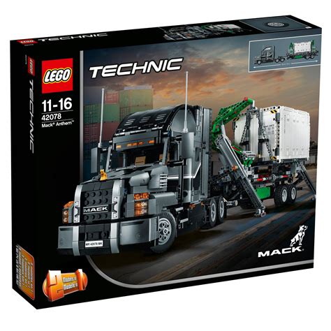 nouveautes lego technic  decouvrez lenorme camion  mack anthem hellobricks