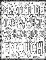 Coloring Pages Gratitude Printable Thanksgiving Grateful Color Thankfulness Show sketch template