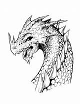 Faces Coloring Dragons Dragon Pages Line Popular Library Clipart Coloringhome sketch template
