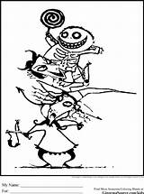 Barrel Boogie Tim Mayor Oogie Skellington Getdrawings Coloringhome sketch template