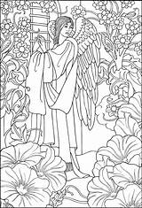 Coloring Pages Angel Adult Adults Sheets Choose Board Mandala sketch template