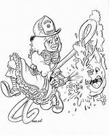 Coloring Smokey Bear Popular Library Clipart sketch template