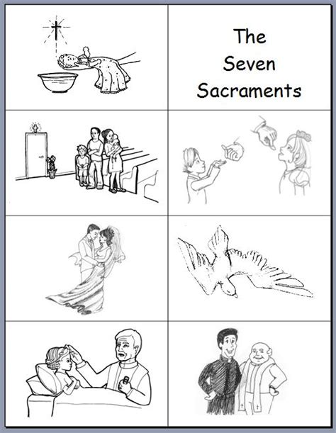 printable  sacraments worksheet printable word searches