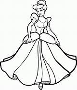 Cinderella Barbie Cendrillon Cinderela Kopciuszek Princesses Kolorowanka Druku Printable Sukience Clipartmag Charming Colorier Wydrukuj Malowankę sketch template