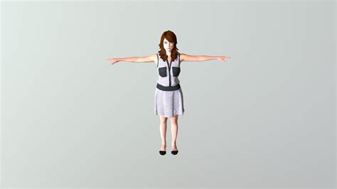 woman download free 3d model by audz [80bb32b] sketchfab