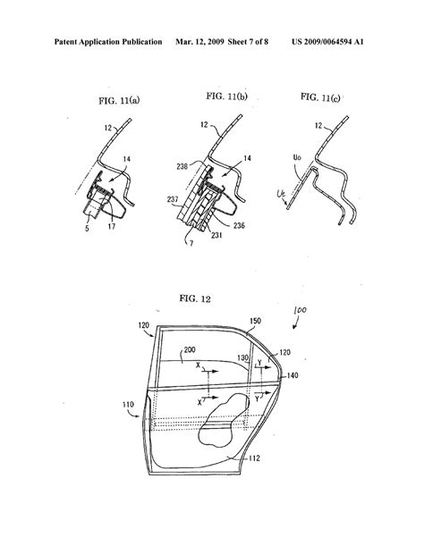 car door structure patent drawingscth
