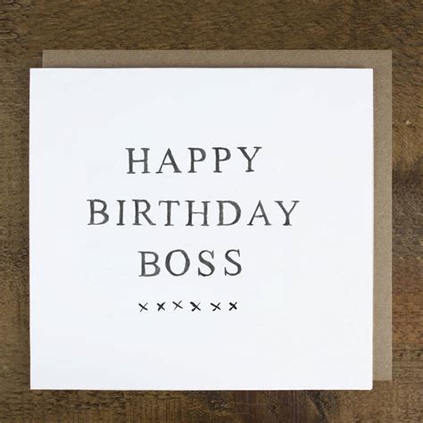 happy birthday boss card  zoe brennan notonthehighstreetcom