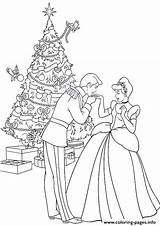 Weihnachten Princesas Navidad Noel Sapin Cendrillon Princesse Devant Prinzessinnen Cinderella Malvorlagen Gratuit Colorier Jasmine sketch template