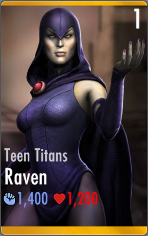 Raven Teen Titans Injustice Mobile Wiki Fandom Powered