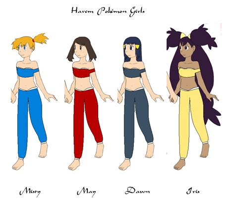 Harem Pokemon Girls By Alvarobmk123 On Deviantart