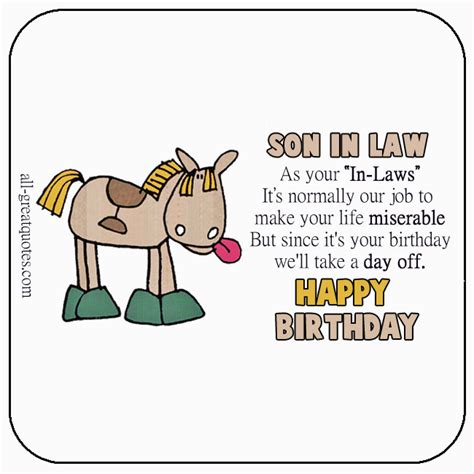 birthday cards  son  law birthdaybuzz
