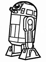 Coloring Pages Outline Clipart Drawing Printable Wars Star Cartoon Bb8 Shirt R2 D2 Color Easy Clip Getcolorings Characters Tattoo Great sketch template