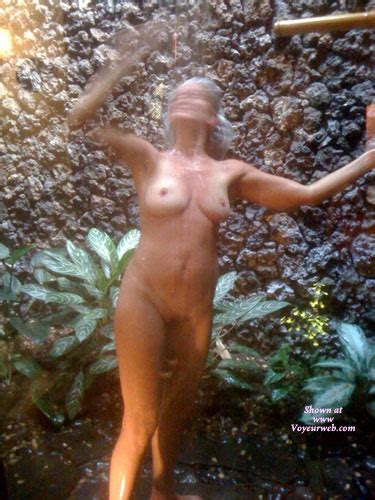 Nude Wife Outdoor Shower March 2010 Voyeur Web