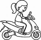 Scooter Wecoloringpage sketch template