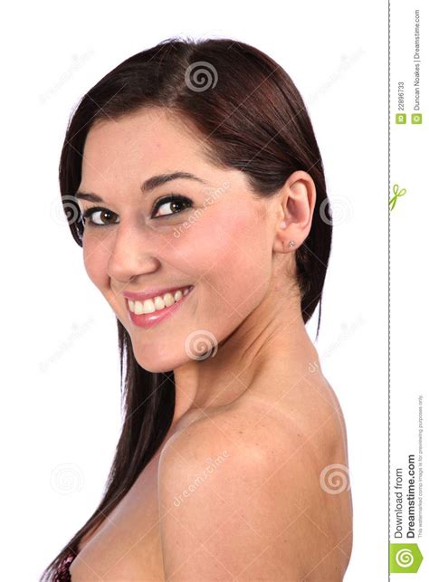gorgeous brunette woman stock image image of isolated 22896733